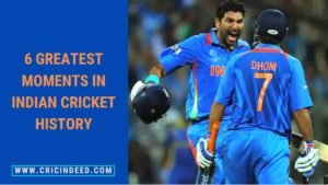 indian cricket iconic moments