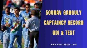 Sourav Ganguly Captaincy Record – The Complete Stats