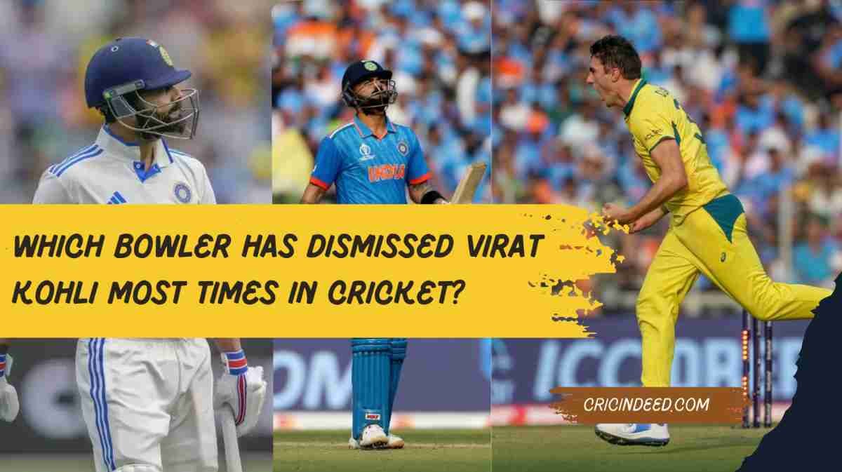 Which bowlers have dismissed Virat Kohli the most times? (In ODIs, Tests, and T20I)