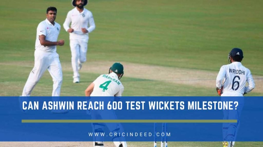 A Prediction blog on Can Ashwin get 600 Test wickets