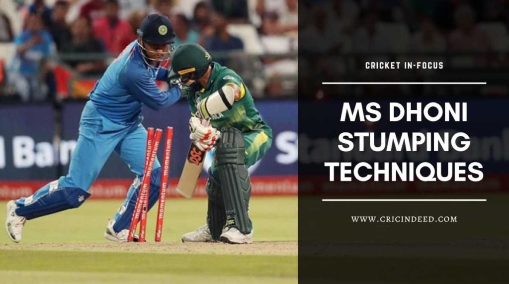 MS Dhoni stumping Techniques