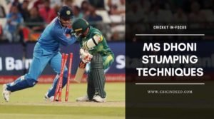 MS Dhoni stumping Techniques