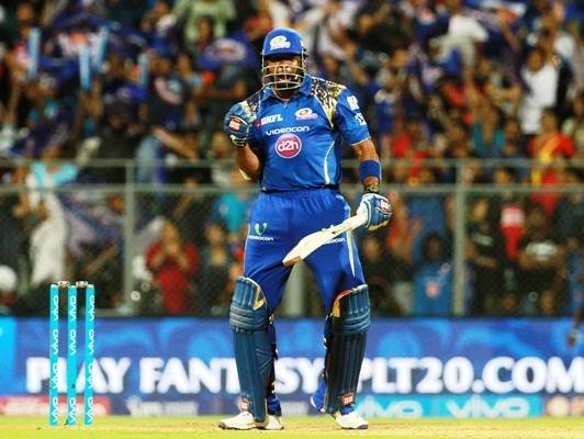 Kieron Pollard CSK vs MI, Chennai, April 6, 2013