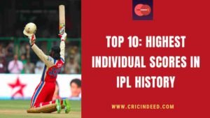 highest score in ipl
