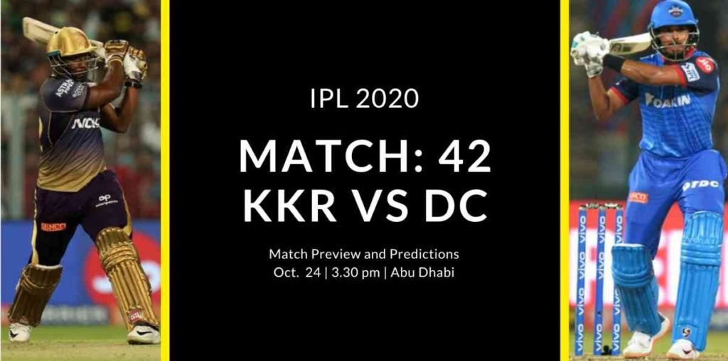 KKR VS DC MATCH PREVIEW