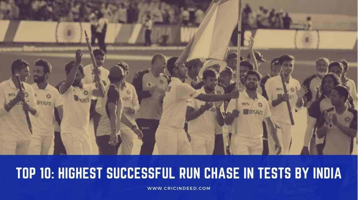 India’s Highest Successful Run Chase in Test Cricket