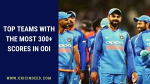 Most 300+ scores in odi