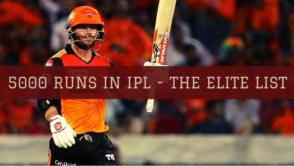 List: Players with 5000+ Runs in IPL