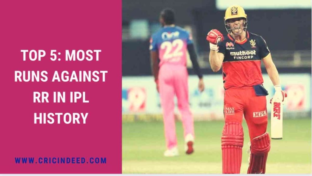 most runs against rr in ipl