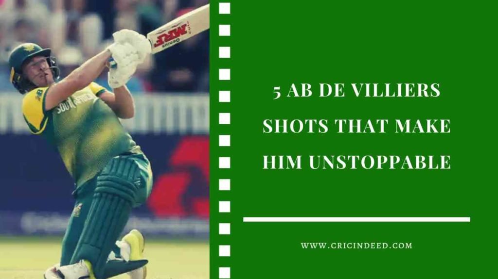 Ab de Villiers shots in cricket