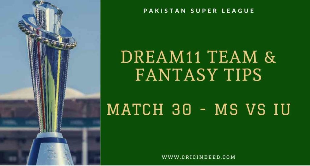MS vs IU Dream11 Predictions