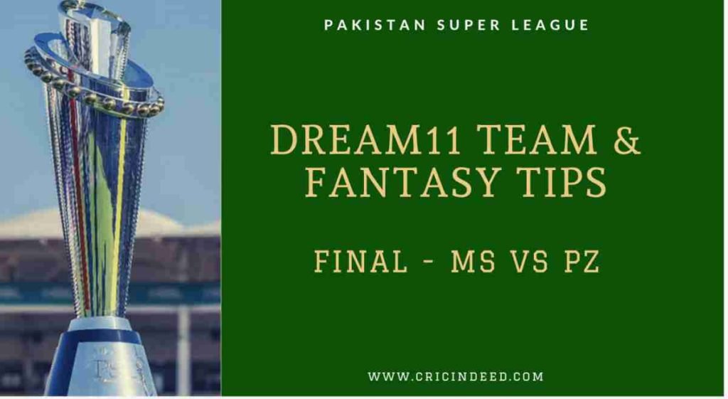 PSL 2021 Final Dream11 prediction