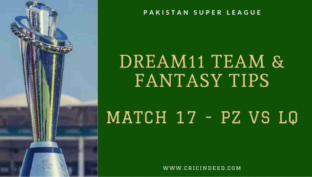pZ vs lq dream11 prediction