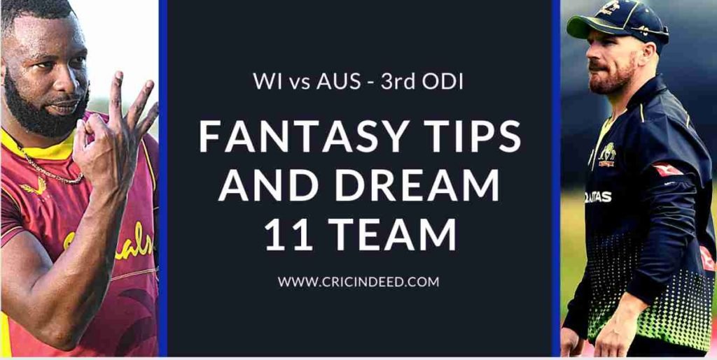 3rd ODI WI vs AUS Match Preview and Fantasy Tips