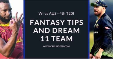 4th T20 WI vs AUS Dream11 Team