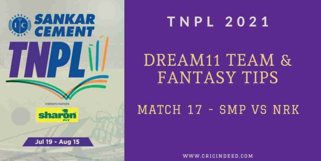 SMP vs NRK Dream11 Tips