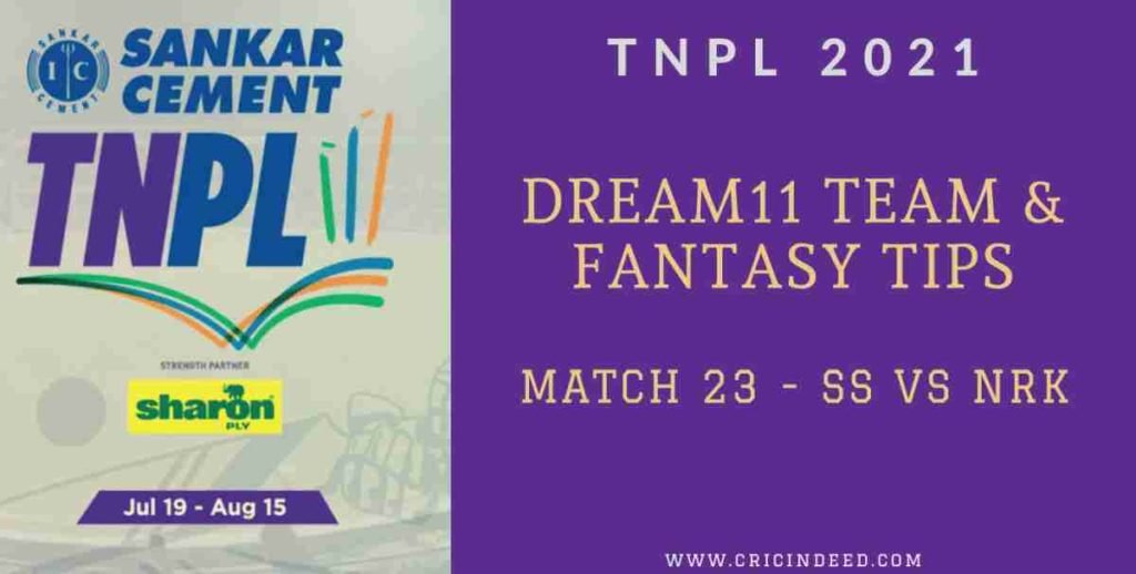 SS vs NRK Dream11 Tips and Match Prediction