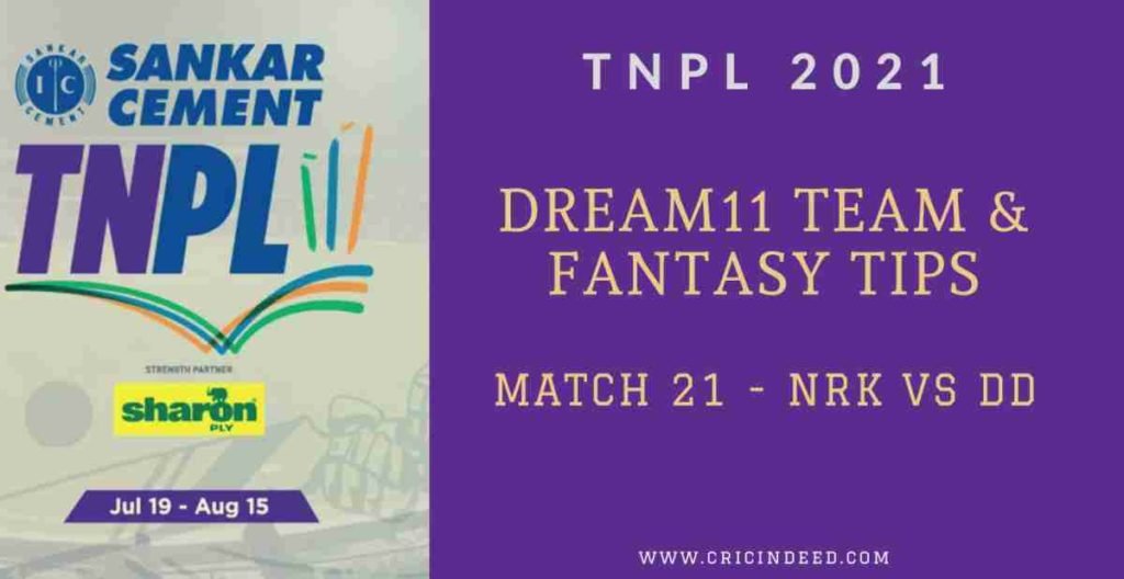 NRK vs DD Match Preview and Dream11 Tips