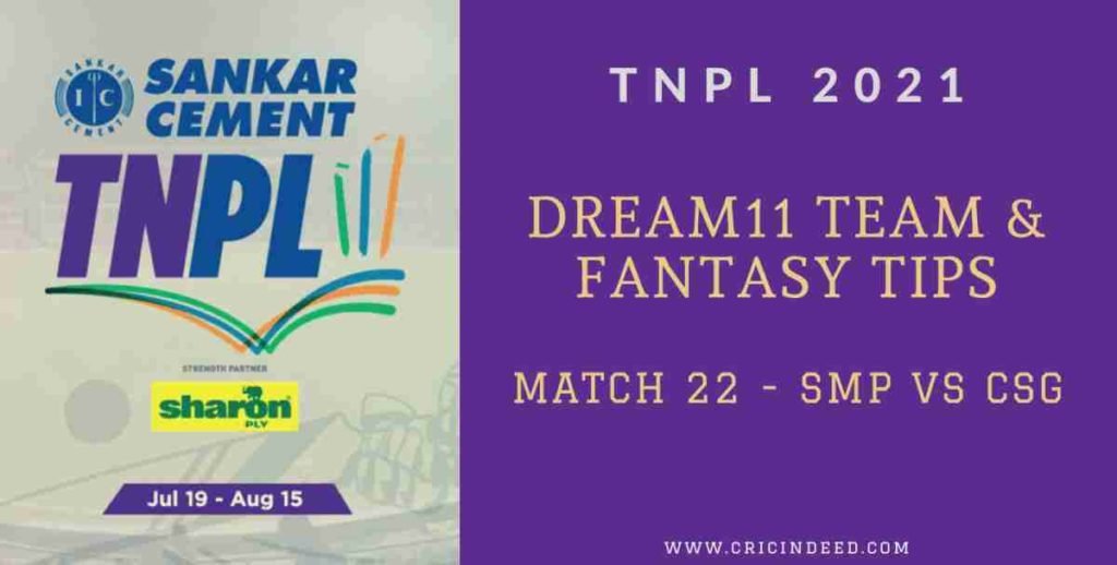 SMP vs CSG Dream11 Tips Match preview