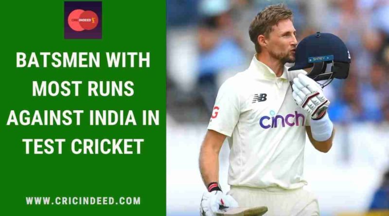 most runs against india in test