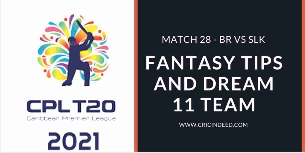 Barbados Royals vs Saint Lucia Kings, 28th Match