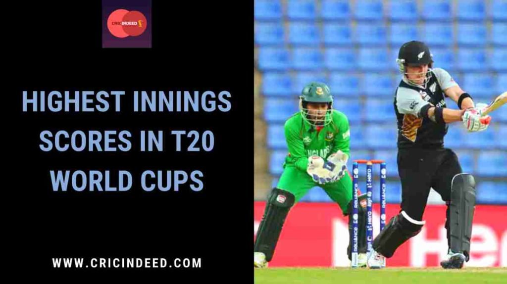 highest score in t20 world cup