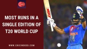 most runs in a single t20 world cup