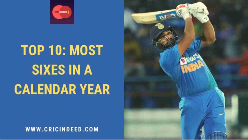 most sixes in a calendar year all formats