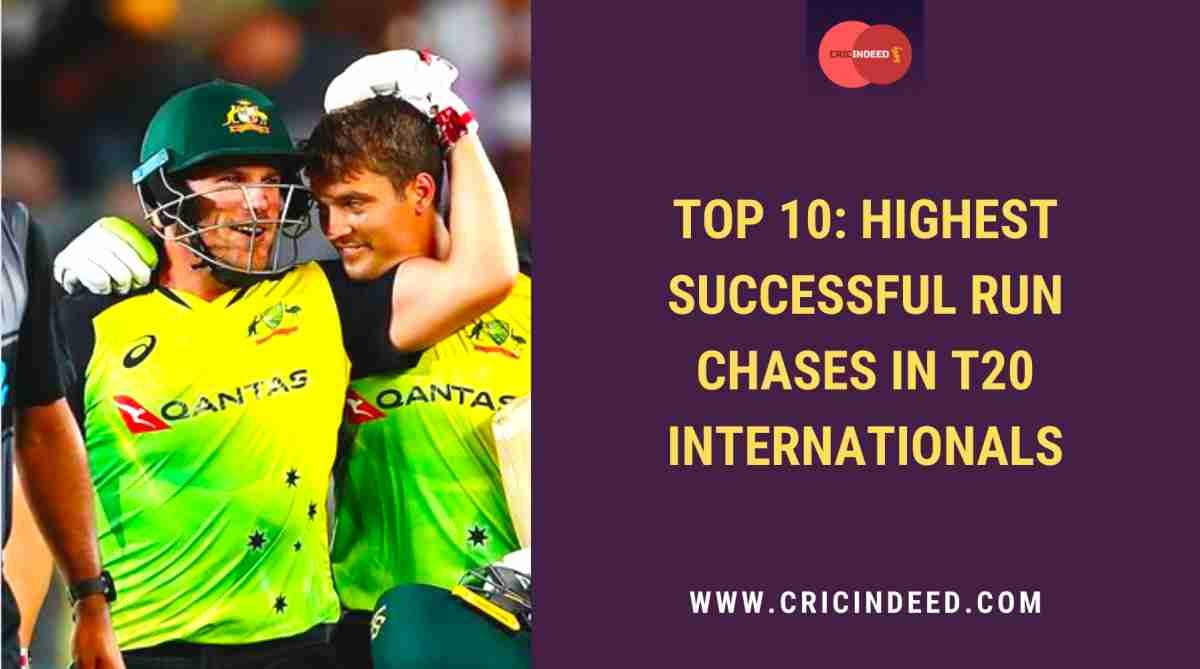 Highest Successful Run Chases in T20Is