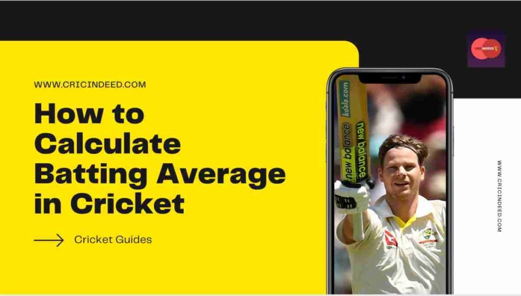 how to calculate batting average in cricket
