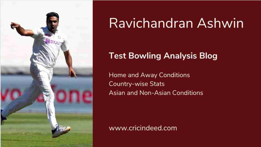 ashwin bowling stats home and away