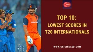 lowest T20I team totals