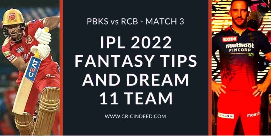 PBKS vs RCB Dream11 Prediction