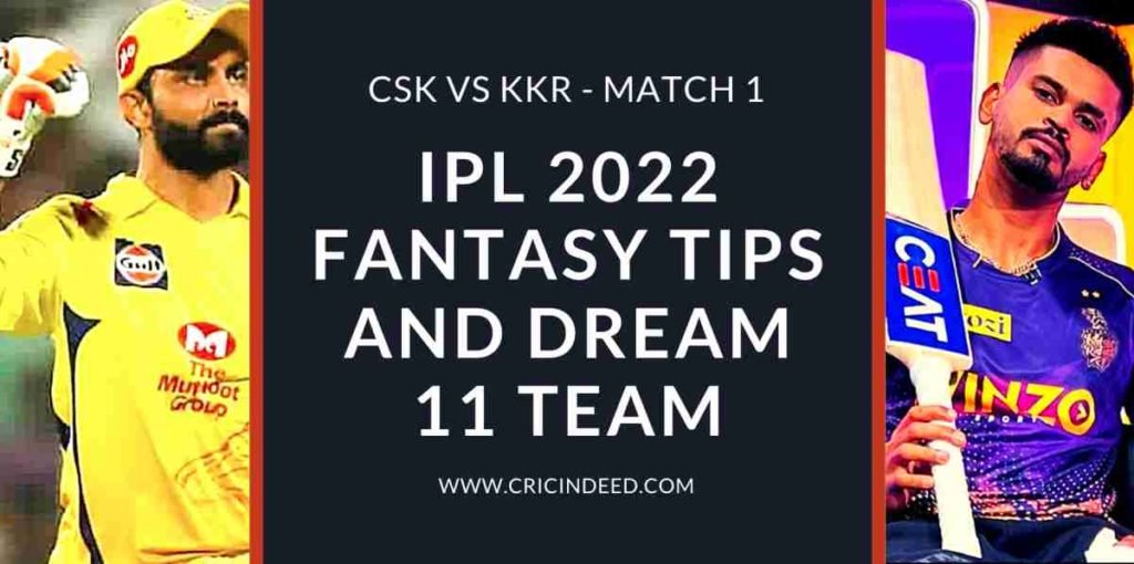csk vs kkr dream11 prediction
