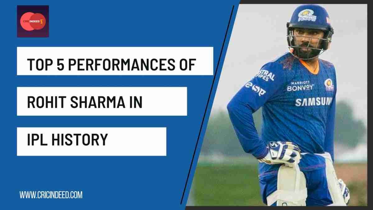 Top 5 Knocks of Rohit Sharma in all IPL Seasons