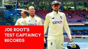 JOE ROOT test captaincy record