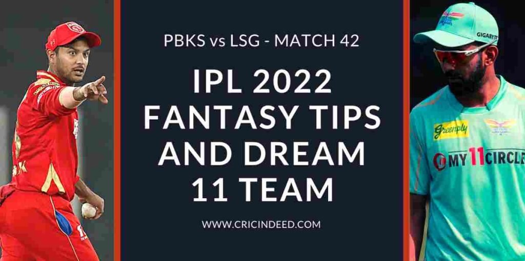 pbks vs lsg dream11 2022 predictions