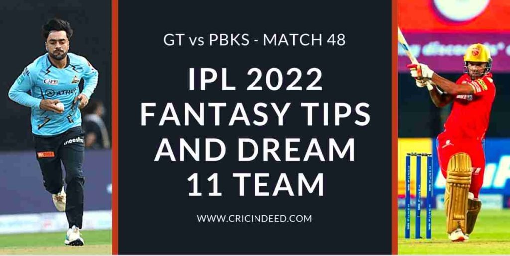 GT vs PBKS Dream11 prediction 2022