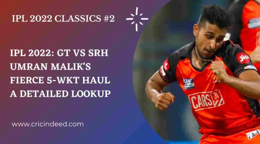 UMRAN MALIK 5 WICKET SPELL