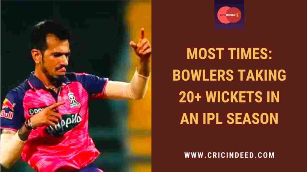 bowlers with most 20+ wickets in an IPL season
