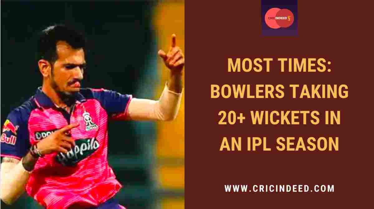 List: Bowlers with Most 20+ Wickets Seasons in IPL