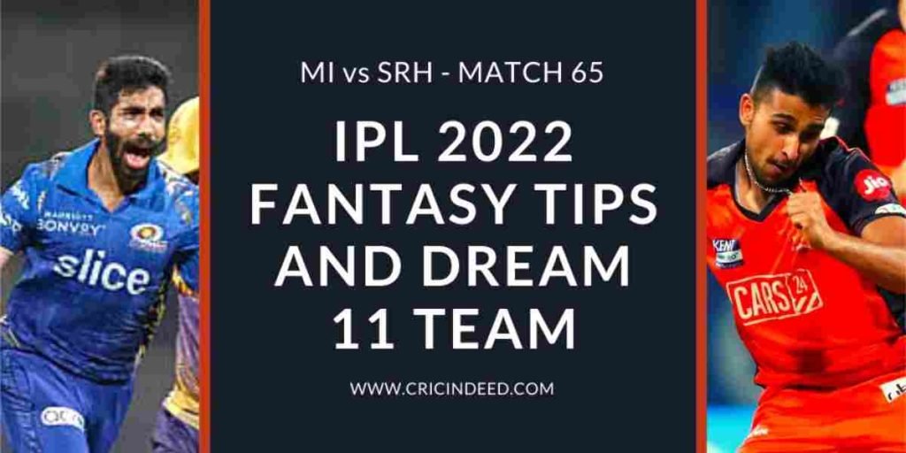 mi vs srh 2022 dream11 predictions