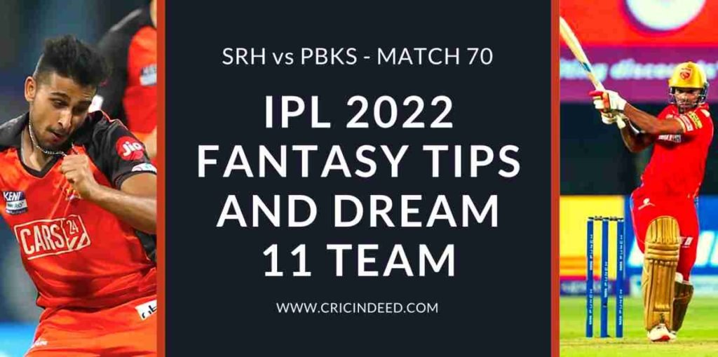 srh vs pbks 2022 dream11 predictions
