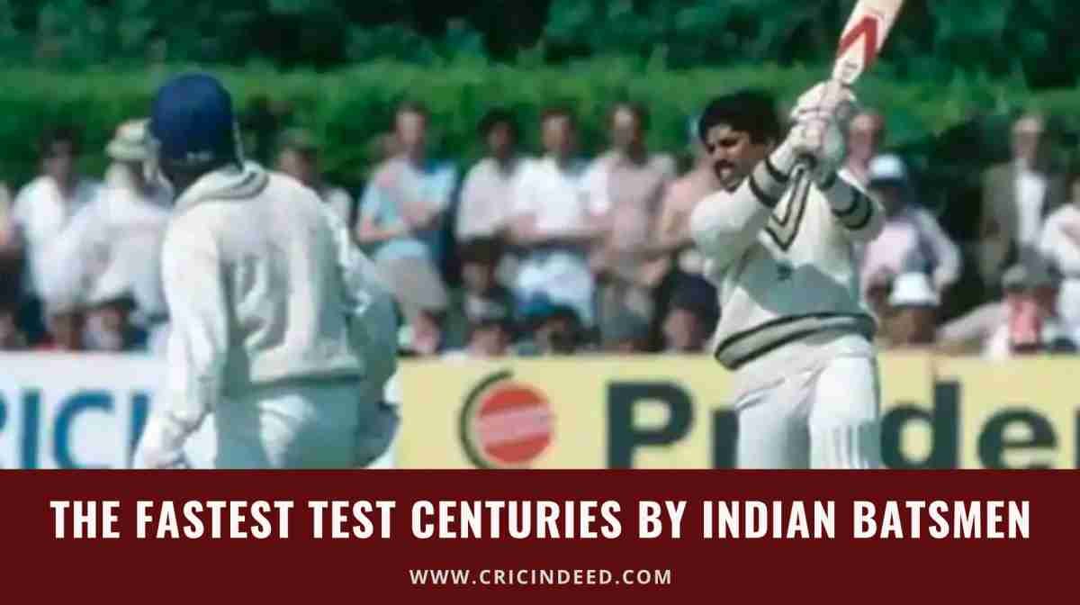 Top 10: India’s Fastest Test Centuries