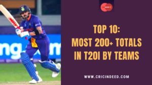 most 200+ totals in t20is by teams