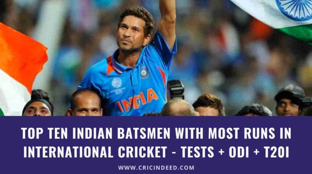 most runs for india in all formats