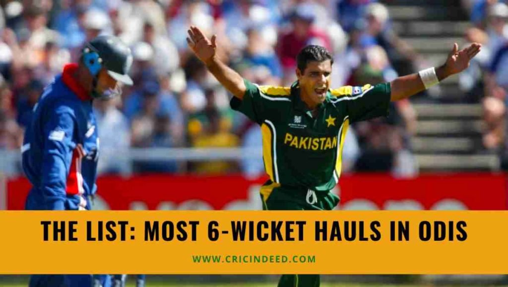 bowlers with most 6 wicket hauls in odi