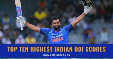 highest odi score for india