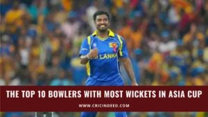 most wickets in asia cup