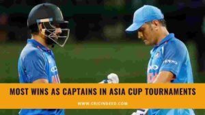 most wins as captains in asia cup
